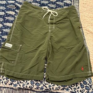 Polo by Ralph Lauren Olive Swim Shorts